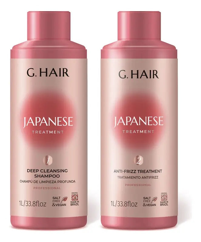Japanese Straightening Treatment (Progressive Brush) – 2 x 1 Liter