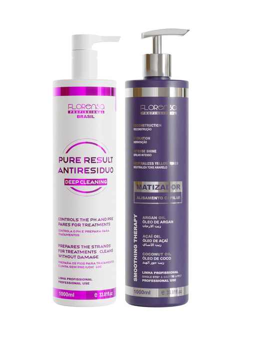 KIT PRIMAVERA SILK PROTEIN ARGAN OIL 1L + shampoo 1L kit -Florensa Brasil - eCosmeticsBrazil