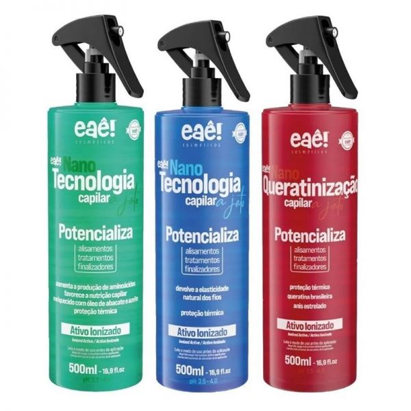 Eae Nano Technology Capillary Jet 3x500ml - eCosmeticsBrazil