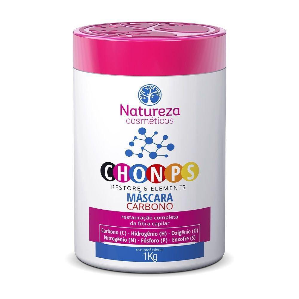 MÁSCARA CARBONO CHONPS 1 KG - NATUREZA COSMÉTICOS - eCosmeticsBrazil