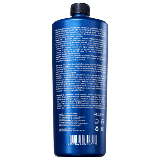 Progressive Omega Zero Nanoplasty Resistance 1000ml - FELPS - eCosmeticsBrazil