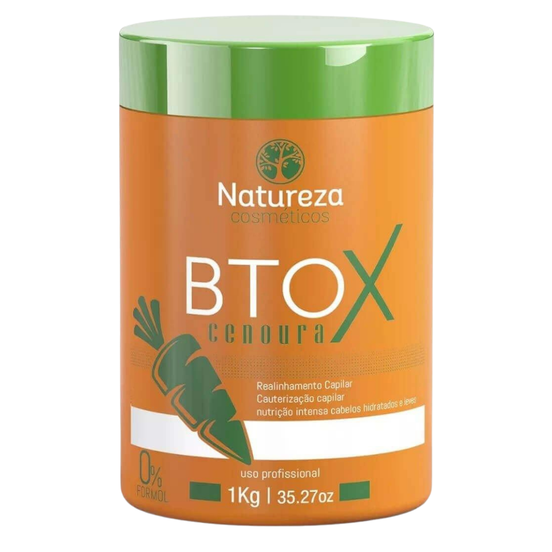 Professional Treatment Orange Carrot Btox Beta-Carotene 1kg - Natureza - eCosmeticsBrazil