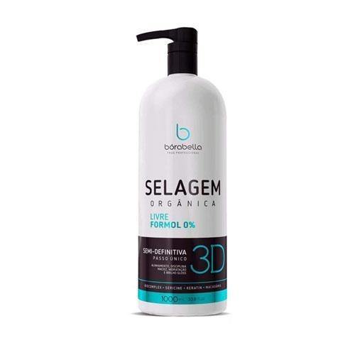 Semi Definitive 3D Organic Sealing Formol Free Progressive 1000ml - Borabella - eCosmeticsBrazil