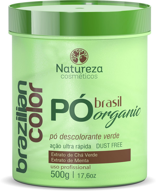 POWDER ORGANIC GREEN BRAIN POWDER - NATUREZA COSMÉTICOS. - eCosmeticsBrazil