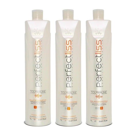 Tourmaline Brazilian Progressive Brush Anti-Frizz - Perfect Liss (3x1Litro) - eCosmeticsBrazil