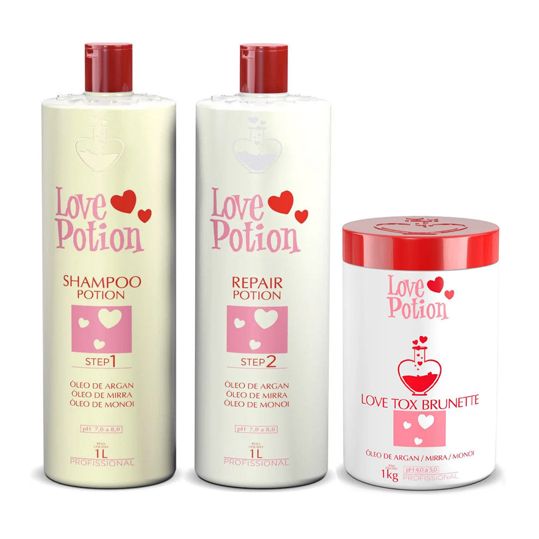 Love Potion Progressive Brush 2x1 Liter + BTX - Love Potion - eCosmeticsBrazil
