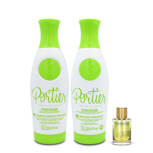 Portier Cocoliss Escova Progressiva de Coco (2 x 1 Litro) - eCosmeticsBrazil