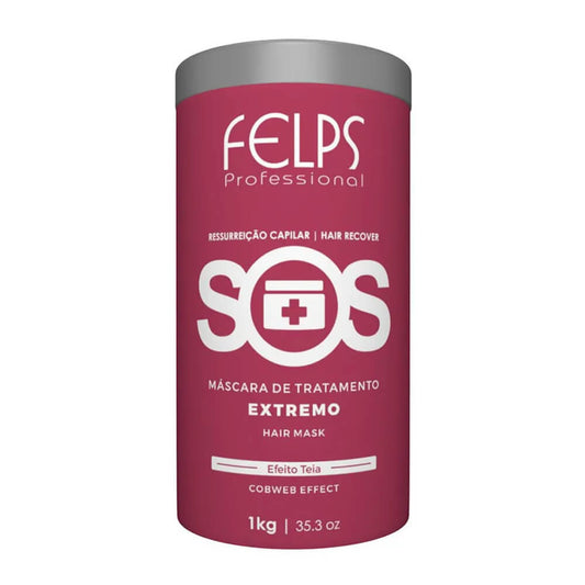 Felps SOS Capillary Treatment Mask Web Effect 1kg - Felps - eCosmeticsBrazil