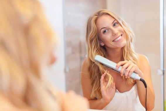 How to straighten bleached blonde hair?