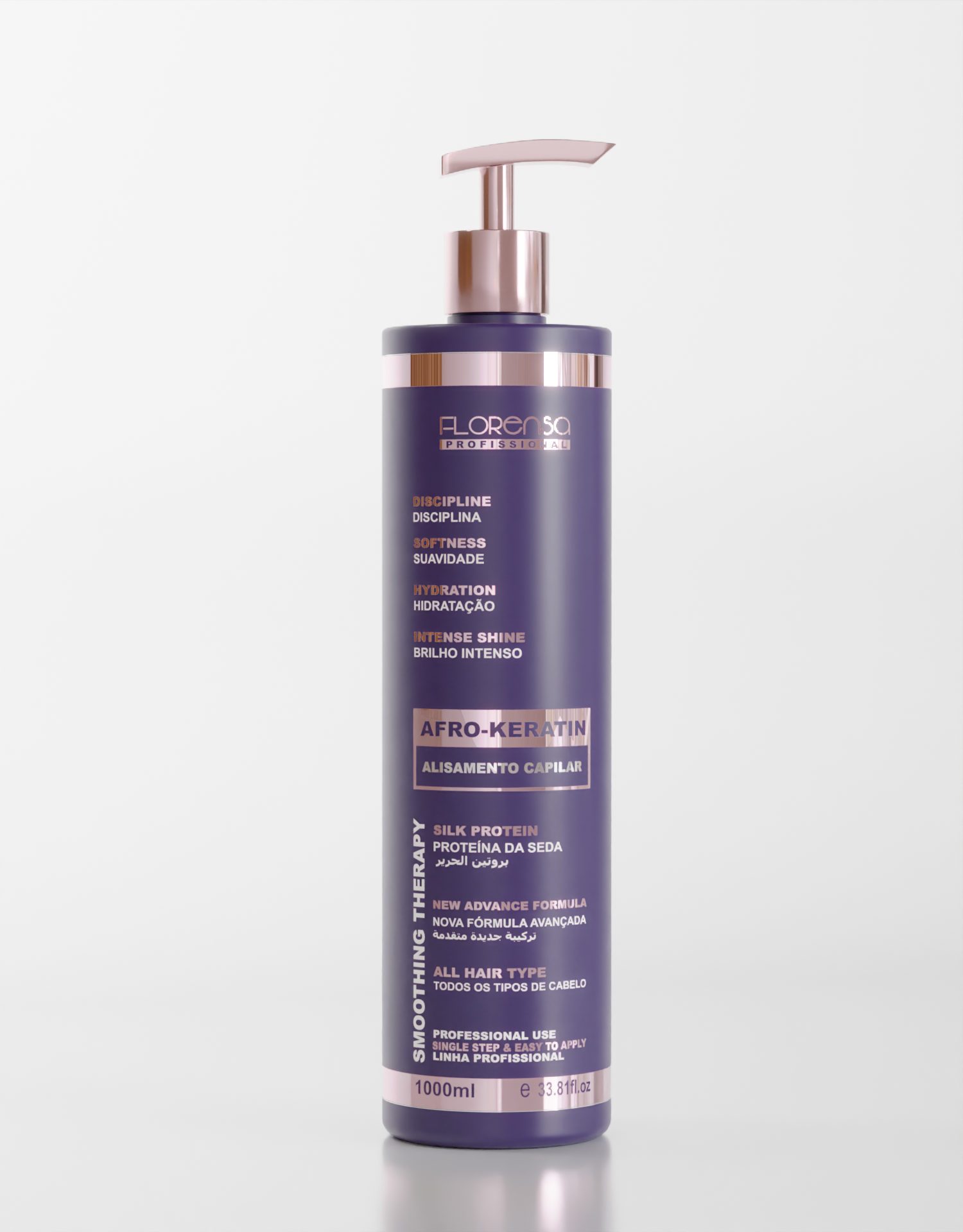 a Rose Afro Keratin Primerose 1 L - Florensa Brasil - eCosmeticsBrazil