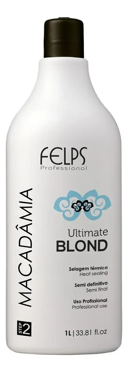 Felps Macadâmia Ultimate Blond Selagem Térmica 1 Litro