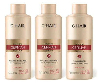 G Hair Kit Escova Fórmula Alemã 3 Passos