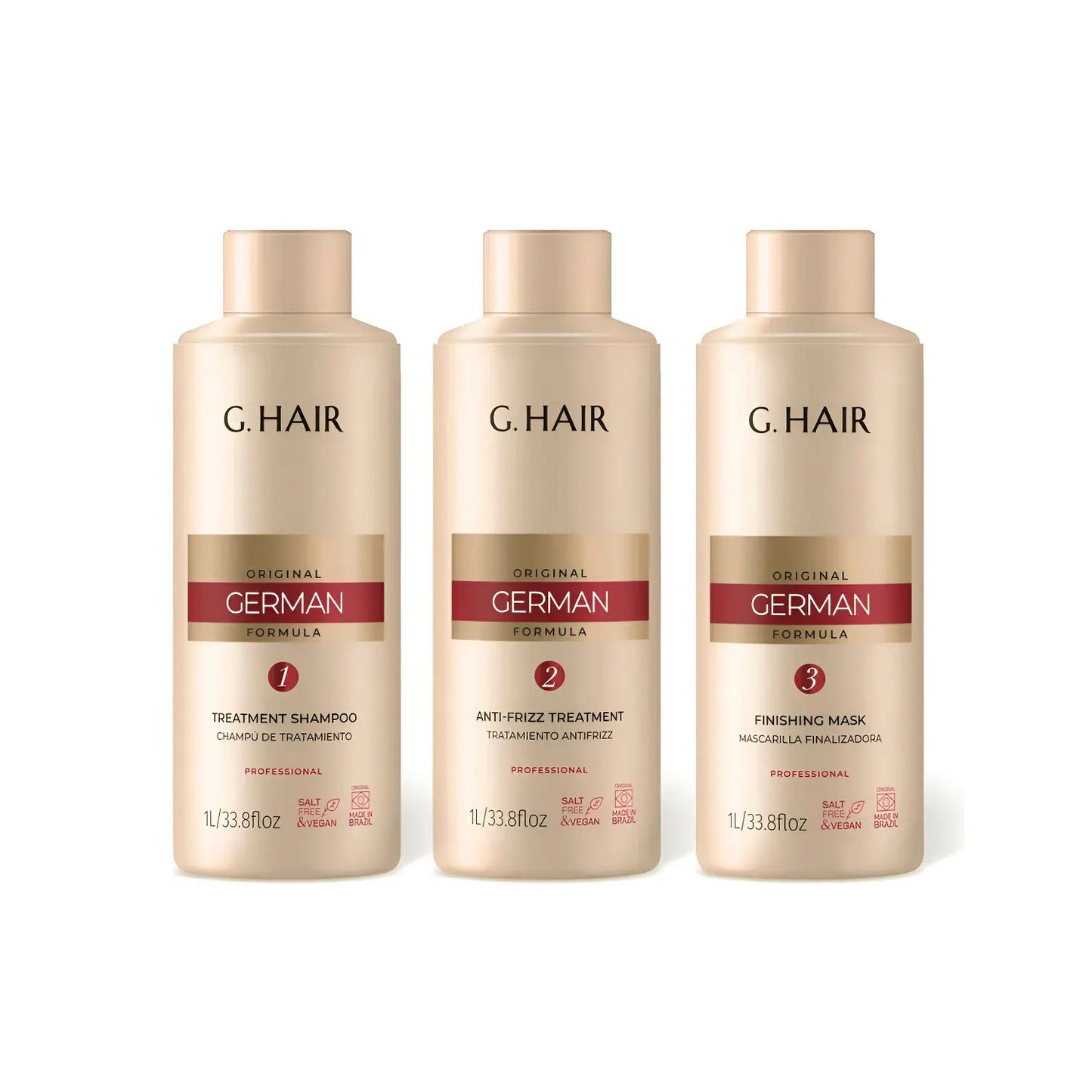 G Hair Kit Escova Fórmula Alemã 3 Passos