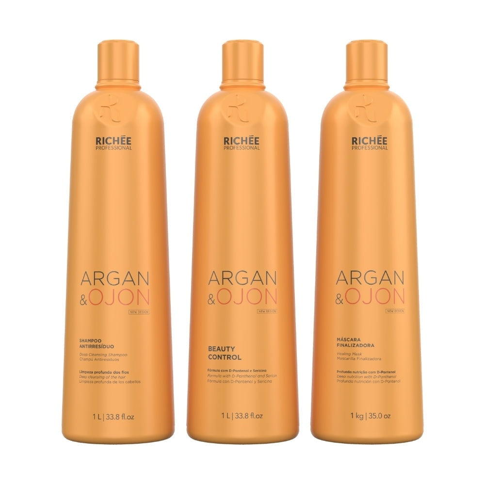 Kit Sh. Ant., Beauty Control und Maske Argan und Ojon (3x1L)