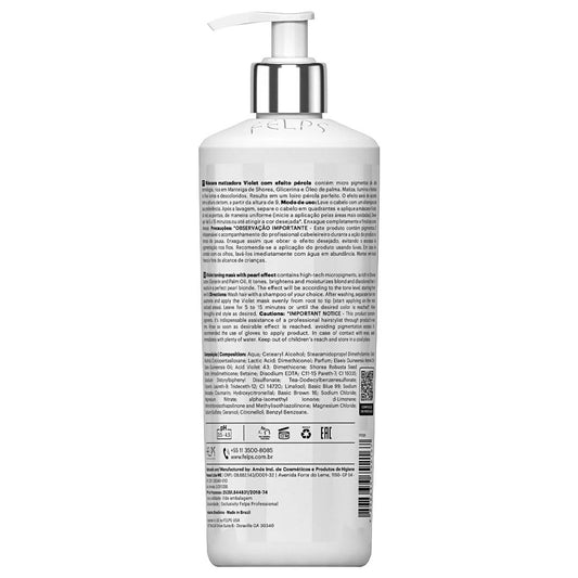 Felps Color Matizador Violet Pearl Effect Magic Clay 4K 500ml<br data-mce-fragment="1"> - eCosmeticsBrazil