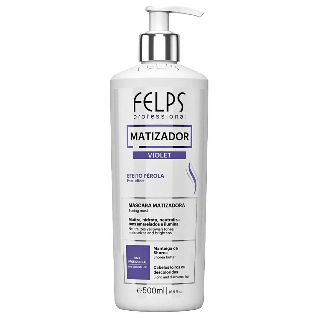 Felps Color Matizador Violet Pearl Effect Magic Clay 4K 500ml<br data-mce-fragment="1"> - eCosmeticsBrazil