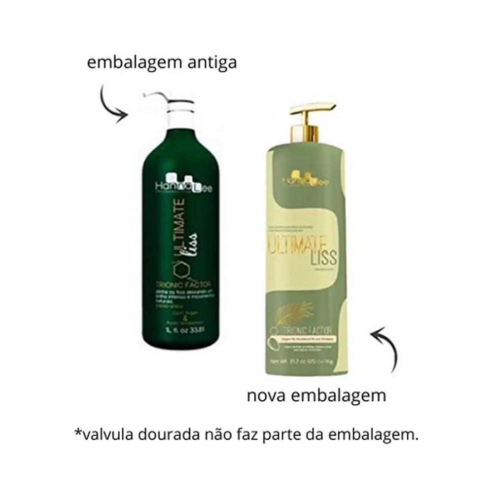 Hanna Lee Escova Progressiva Ultimate Liss 1L - eCosmeticsBrazil
