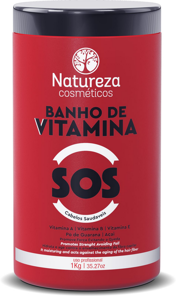 MÁSCARA SOS BANHO DE VITAMINA - NATUREZA COSMÉTICOS - eCosmeticsBrazil