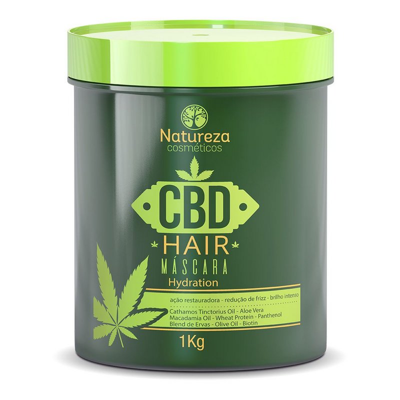 HYDRATION MASK CBD HAIR 1kg - NATURE COSMETICS - eCosmeticsBrazil