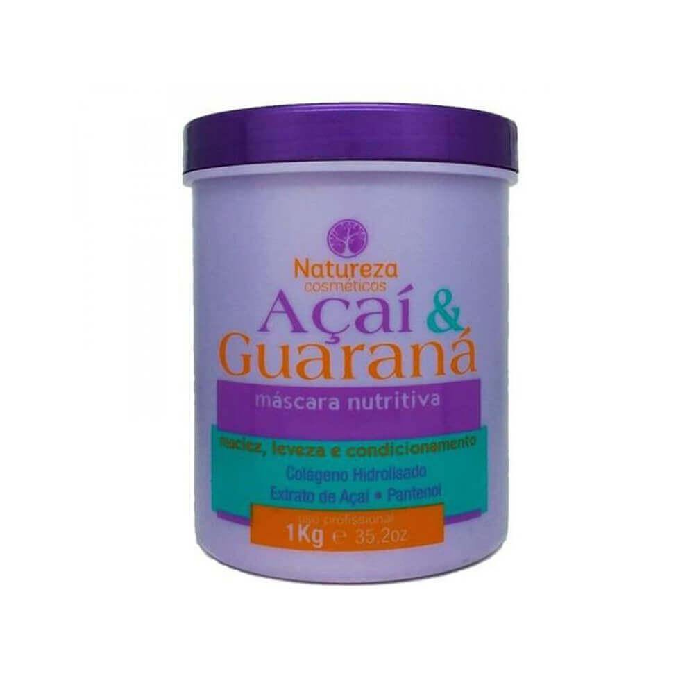 Acai and Guarana Softness Lightness Conditioning Mask 1Kg - Natureza - eCosmeticsBrazil