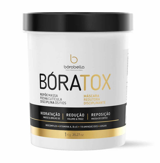 Boratox Formol Free Botox Mass Organic Hair Mask 1Kg - Borabella - eCosmeticsBrazil