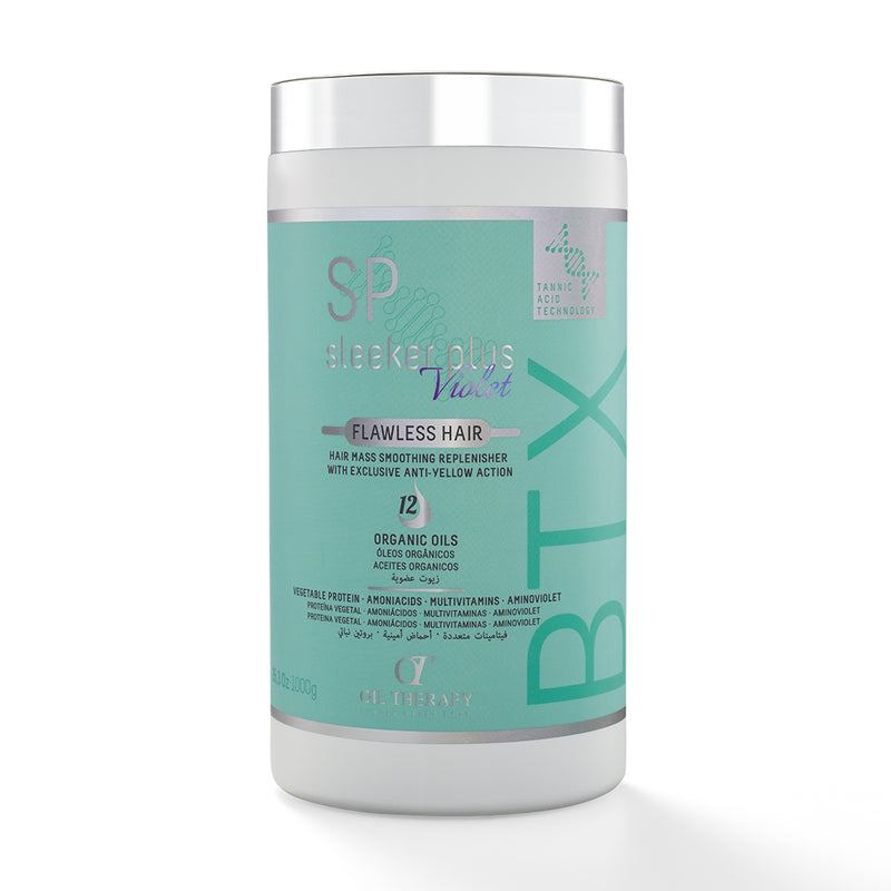 SLEEKER PLUS VIOLET HAIR MASS 1 kg - oil therapy - eCosmeticsBrazil