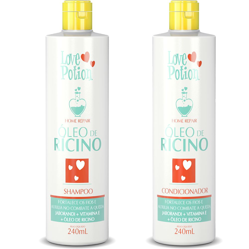 HOME CARE ÓLEO DE RÍCINO SHAM E COND- LOVE POTION - eCosmeticsBrazil