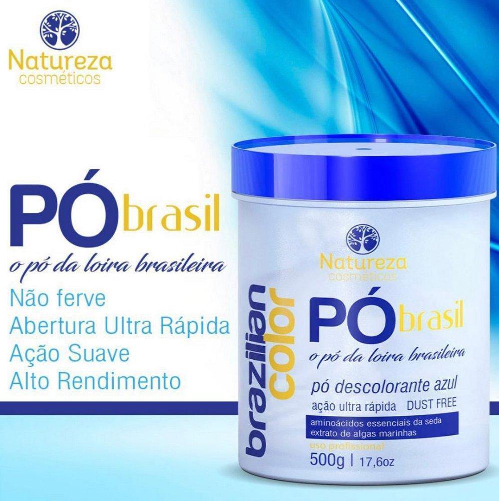 BLUE POWDER BRAZILIAN BLUE 500G - NATUREZA COSMÉTICO - eCosmeticsBrazil