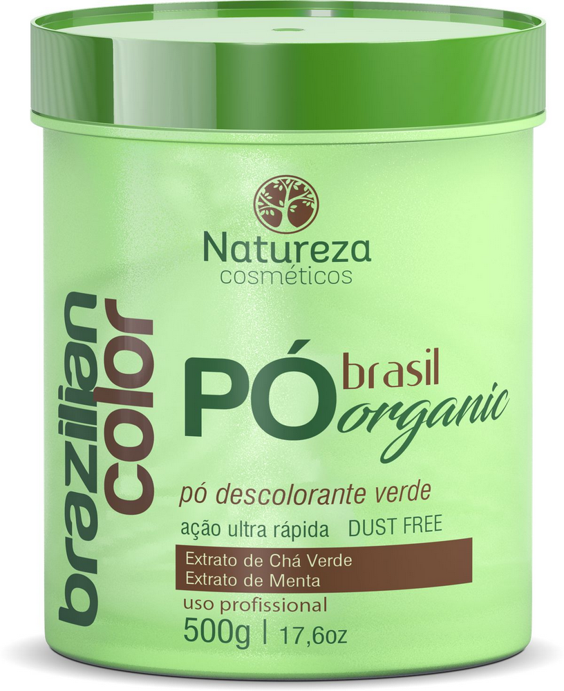 POWDER ORGANIC GREEN BRAIN POWDER - NATUREZA COSMÉTICOS. - eCosmeticsBrazil