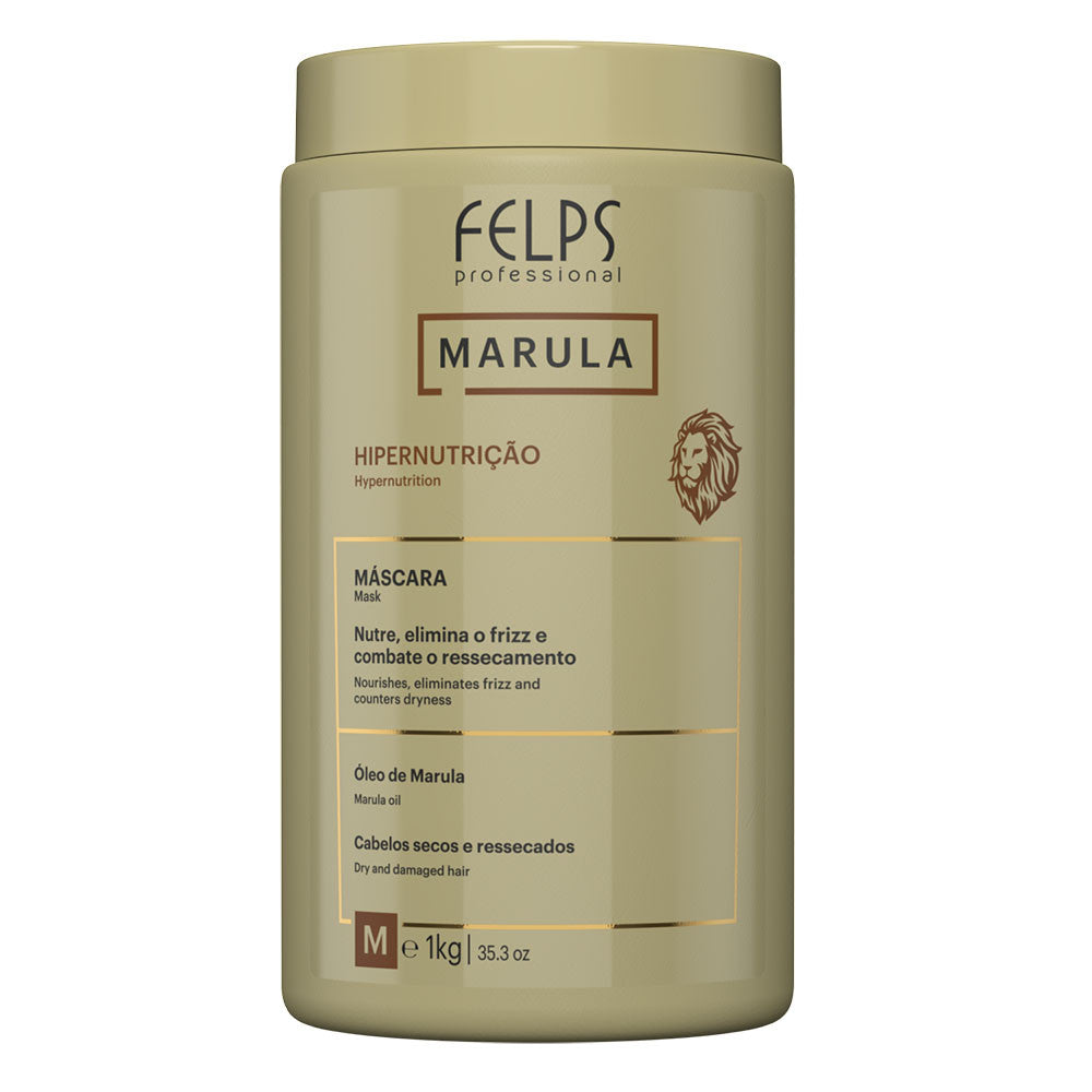 Felps Marula Hipernutrição Tratamento Salão Kit 3 Produtos - eCosmeticsBrazil