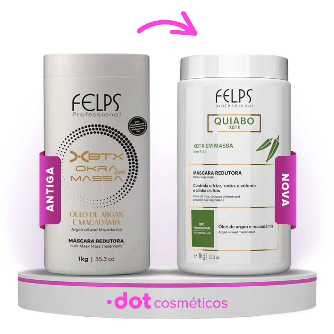 Felps Selagem Bo.tx Massa Argan Macadâmia - 1kg - eCosmeticsBrazil