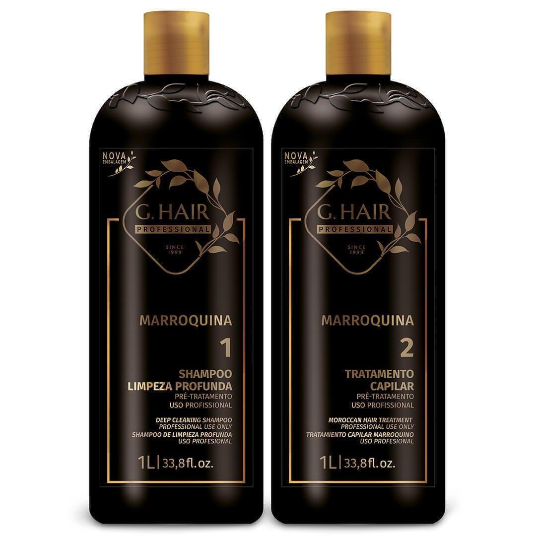 Ghair Marroquina Escova Progressiva Inoar - Kit 2 x 1 Litro - eCosmeticsBrazil
