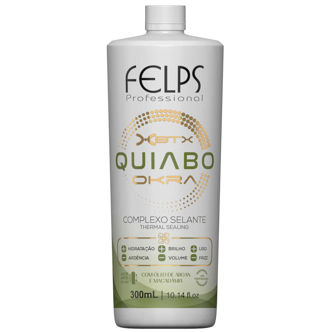 Felps XBTX Okra Okra Progressive Brush Kit 2x1 Liter - Felps - eCosmeticsBrazil