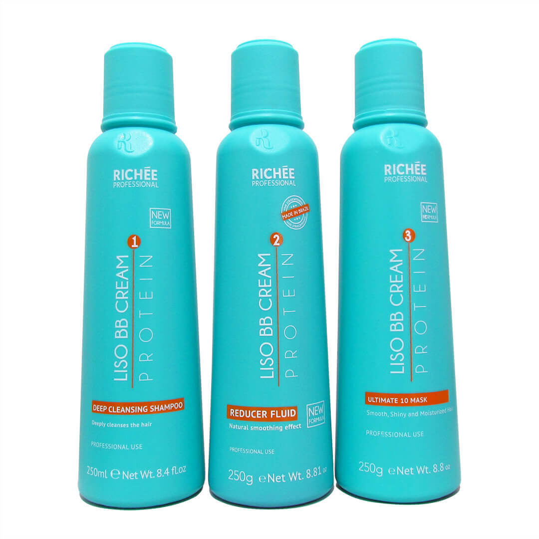Richée BB Cream Progressive Hair Alignment 3x250ml - eCosmeticsBrazil