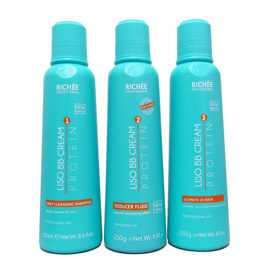 Richée BB Cream Progressive Hair Alignment 3x250ml - eCosmeticsBrazil