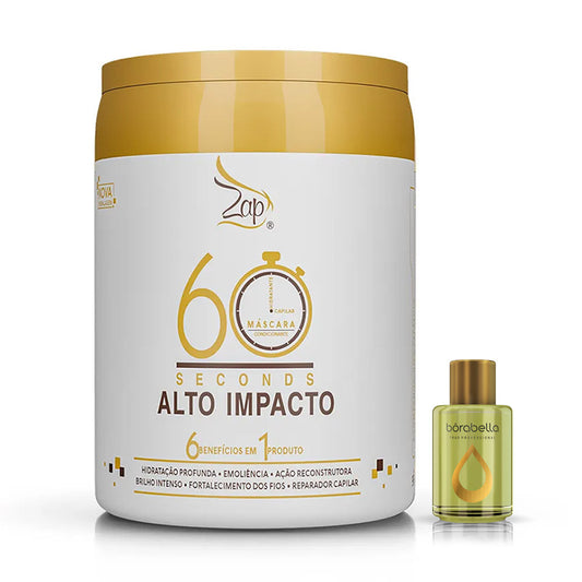 Zap Máscara Alto Impacto Hidratação 60 Segundos- 950g - eCosmeticsBrazil