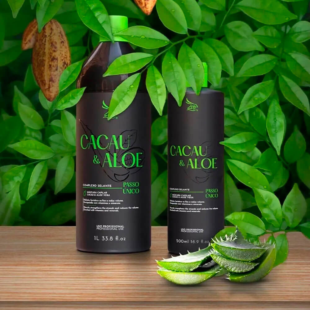 Zap Cacau & Aloe Escova Progressiva Sem Pré Lavagem - 1Litro - eCosmeticsBrazil