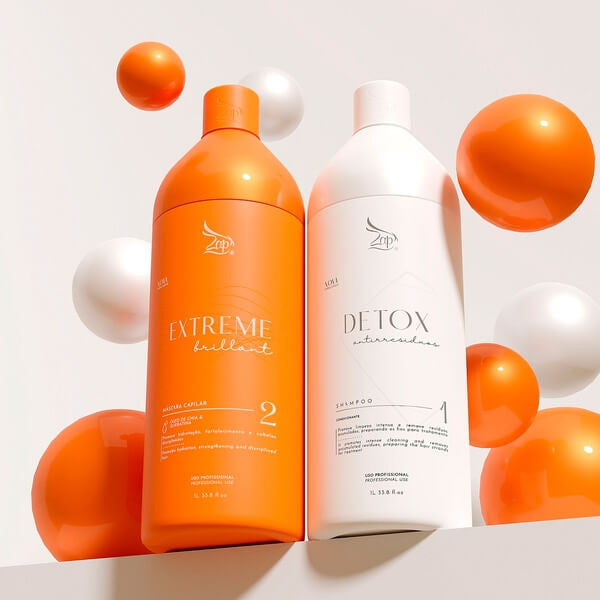 Zap Cosmeticos Kit Extreme Brilliant Redutor de Volume - 2x1Litro - eCosmeticsBrazil